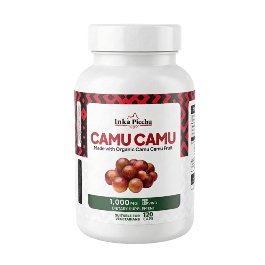 premium camu camu capsules – 1000 mg | natural vitamin c & immune support | vegan, non gmo | 120 caps