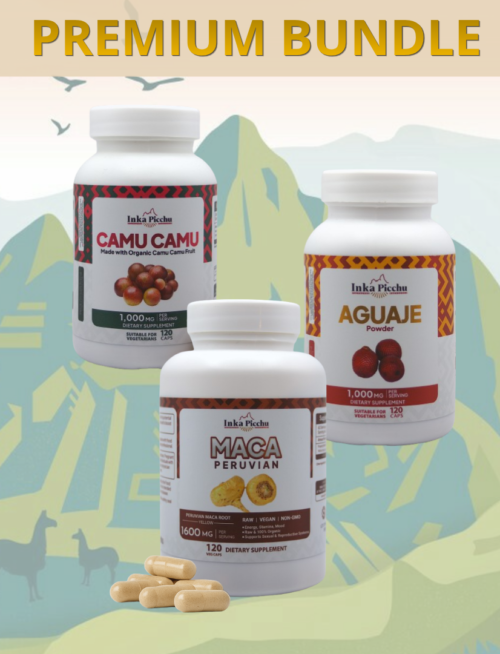 premium inka picchu 3 bundle! energy & stamina hormone balance immune system