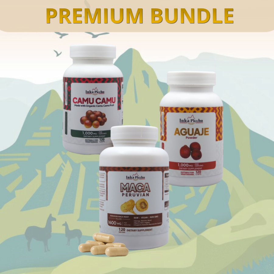 premium inka picchu 3 bundle! energy & stamina hormone balance immune system