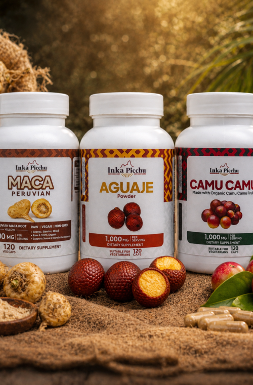 PREMIUM INKA PICCHU 3 BUNDLE! ENERGY & STAMINA - HORMONE BALANCE - IMMUNE SYSTEM