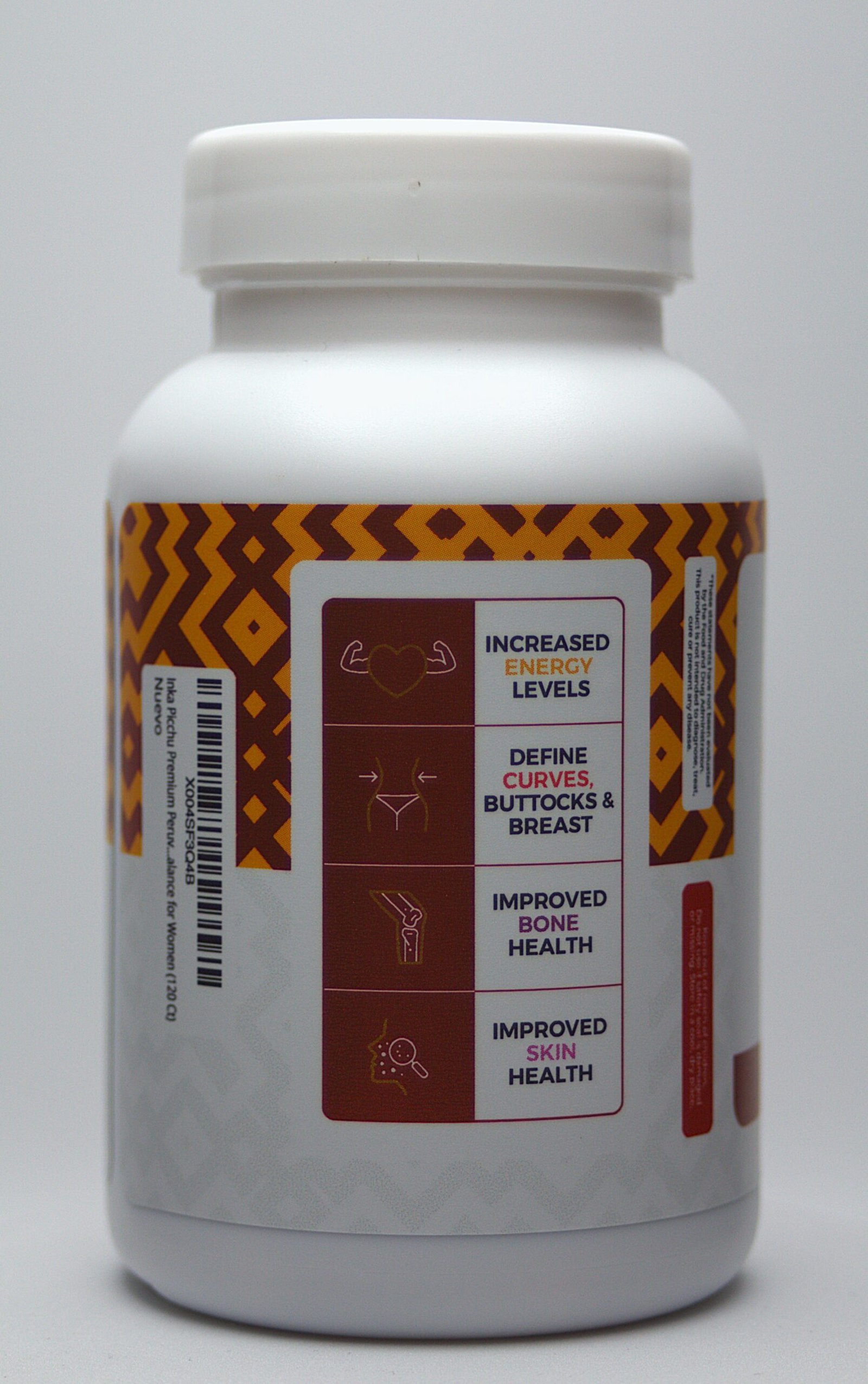 inka picchu premium aguaje – 1000 mg natural support for women’s energy & hormonal balance | vegan, non gmo | 120 caps