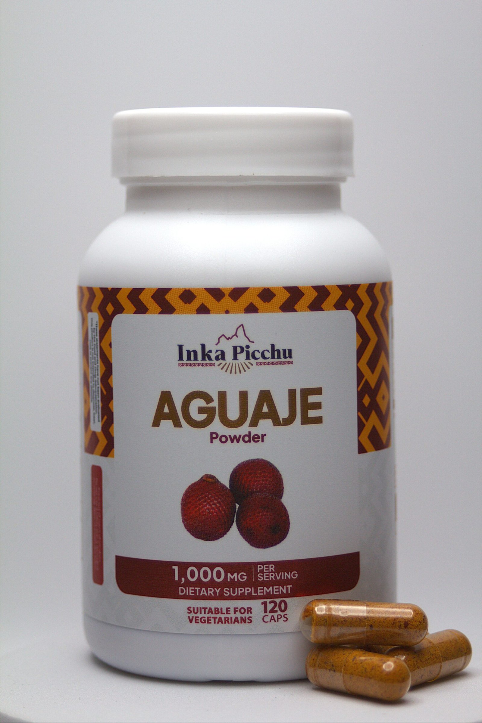 inka picchu premium aguaje – 1000 mg natural support for women’s energy & hormonal balance | vegan, non gmo | 120 caps